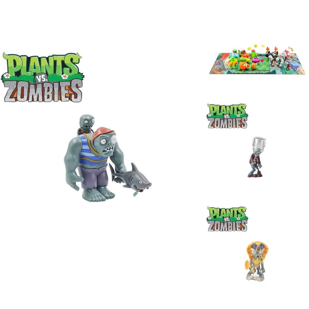 Plantas versus. Zumbis Brinquedo Pirata Gigante Egípcios Figuras Conjunto