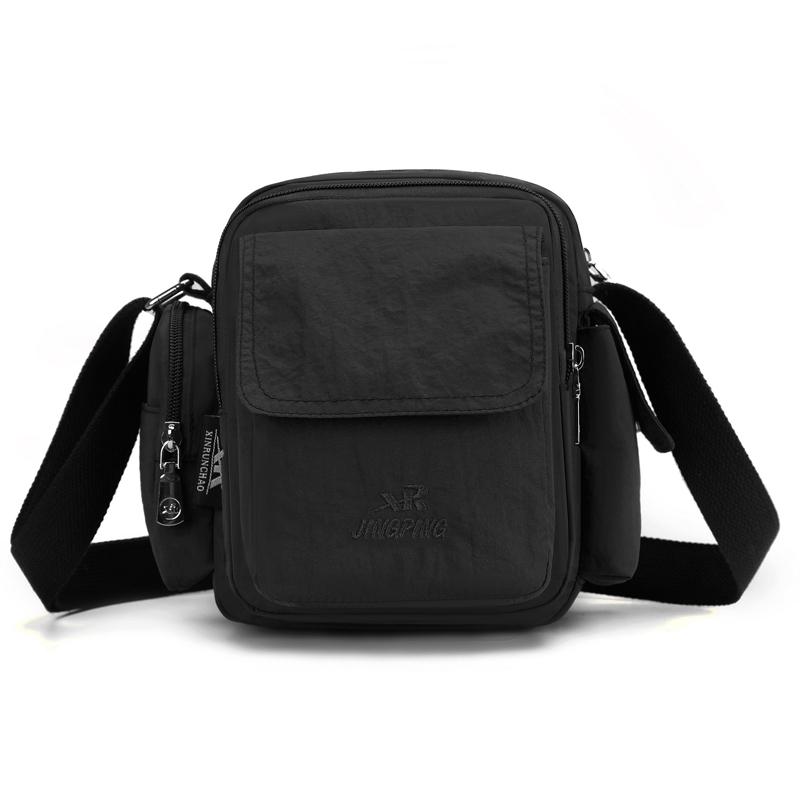 Wasserdichte Nyl-Schultertasche für Damen, Geldbörse mit Reißverschlusstaschen, Leichte Reise-Handtasche, Modisches & Praktisches Design