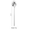 Elegant Stainless Steel Round Coffee Spoon