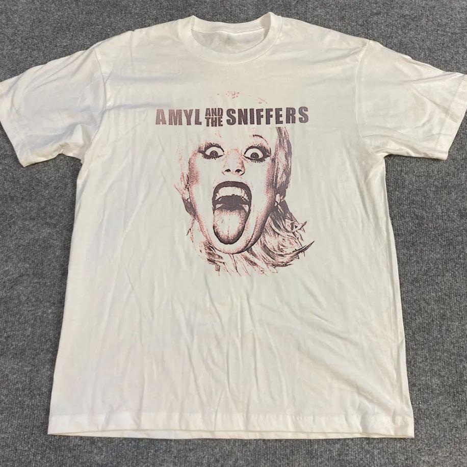 VTG AMYL AND THE SNIFFERS Album T-shirt Tee Short Sleeve RS384 XXXXL
