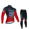Gw Autumn  Pro Team Cycling Jersey 19D Bib Set MTB Uniform Bicycle Clothing Quick Dry Bike Clothes Mens Long Cycling Wear