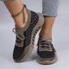 Spring And Autumn New Women'S Casual Lace Up Shoes Are Comfortable, Breathable, Lightweight And Wear-Resistant Sports Shoes