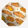 Capybara Themed Travel Umbrella-8 Ribs Automatic Opening and Closing, Portable Folding Design, Compact and Stylish Umbrella Suitable for Out