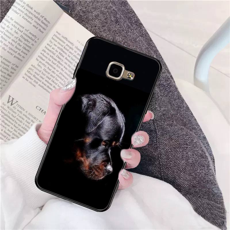 FHNBLJ Cute Rottweiler Dog Phone Case for Samsung A51 A30s A52 A71 A12 for Huawei Honor 10i for OPPO vivo Y11 cover