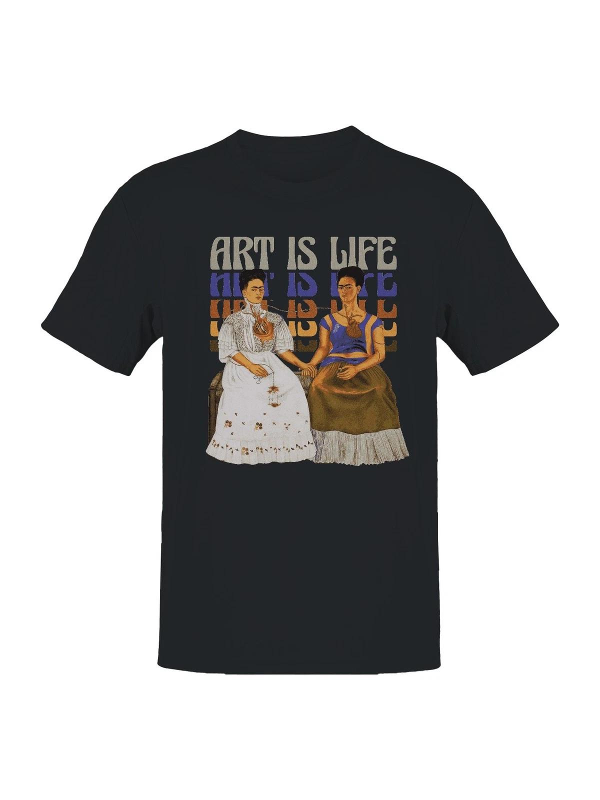 

Frida Kahlo Art is Life: Duality Women s T-shirt L