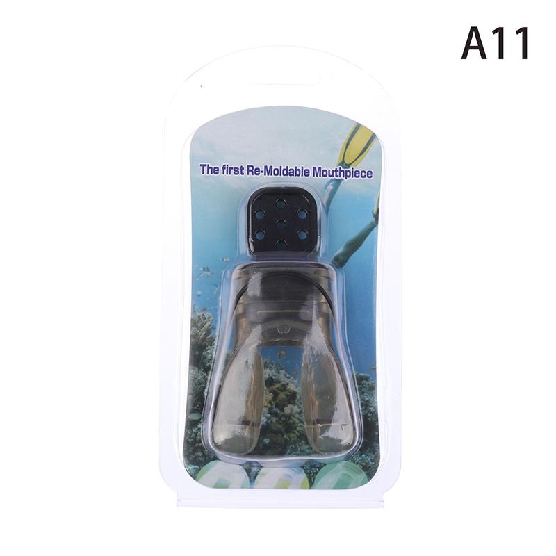Silicone Snorkel Diving Mouthpiece Scuba Moldable Bite Mouthpiece Regulator Plastic Snorkel Mouthpiece