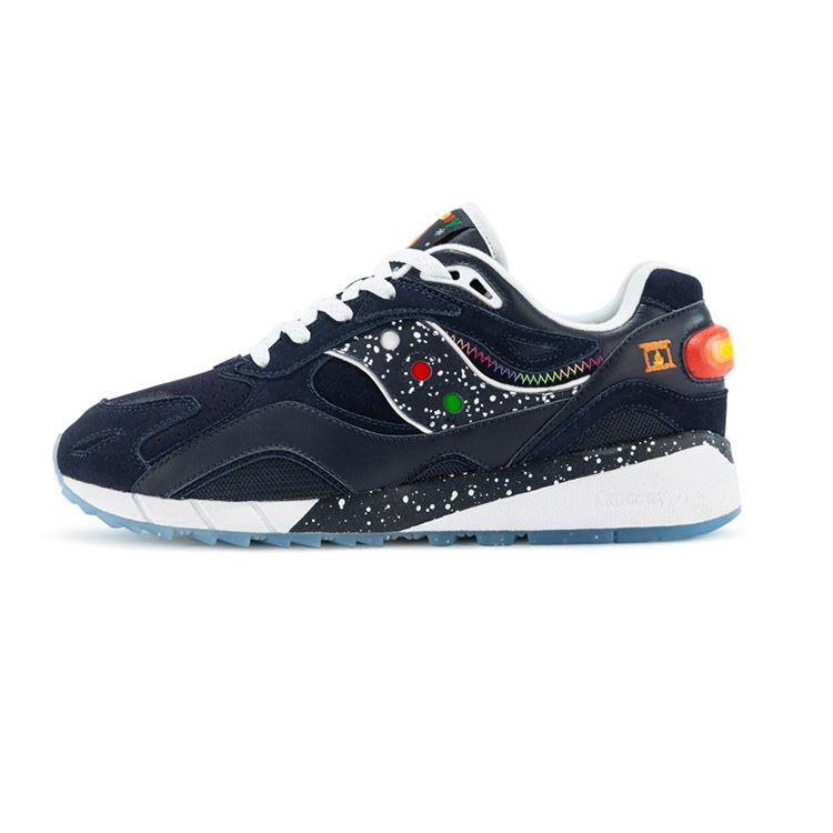 SAUCONY Shadow 6000 Winter Fairy Tale Retro Casual Suede Cushioning Non-Slip Waterproof Low-Top Running Shoes Unisex Running Shoes Blue White S79032-1