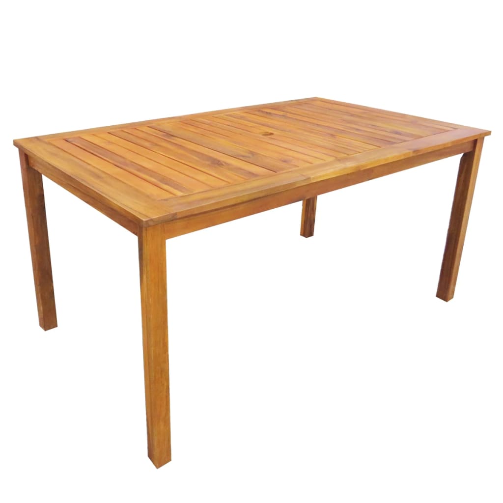 5 Piece Garden Dining Set Solid Acacia Wood