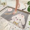 Bathroom Anti Slip Floor Mat Moisture Moisture-wicking Bathroom Foot Rug Cartoon Animal Toilet Anti slip Mat Bathroom Bathroom Carpet