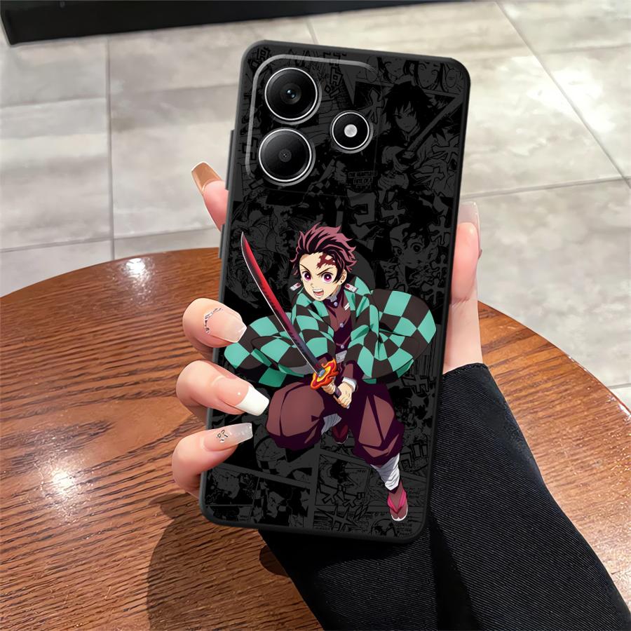 

Милый Чехол-Аниме Убийца Демонов для Xiaomi Poco X3 X4 X5 F3 F4 F5 C51 C65 M5 C50 M3 M4 Pro Мягкая Задняя Крышка Телефона Poco F3