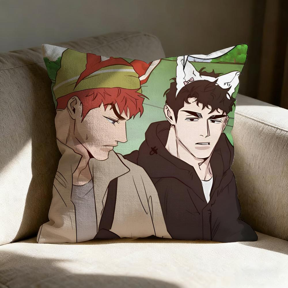 Bl Anime Manga H-High Clear Pillow Case pillowcase, double-sided printed, sofa cushion, bedroom headboard pillow