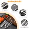 1Pcs Non-Slip Grill Tongs 7/9/12Inch BBQ Steak Clip New Food Clip  Cooking Utensils