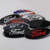 QZKW1 Replace Type Car Rear Trunk Badges Lid Emblem Front Rear Logo For Ford Fiesta Mondeo Fusion Explorer Escape Shelby Edge Kuga