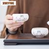 Overglaze Color Cat Tea Set Complete Set Zen Tea Ceremony Set Teapot And Tea Cup Set Chinese Tea Set Accessories Ornaments Craft