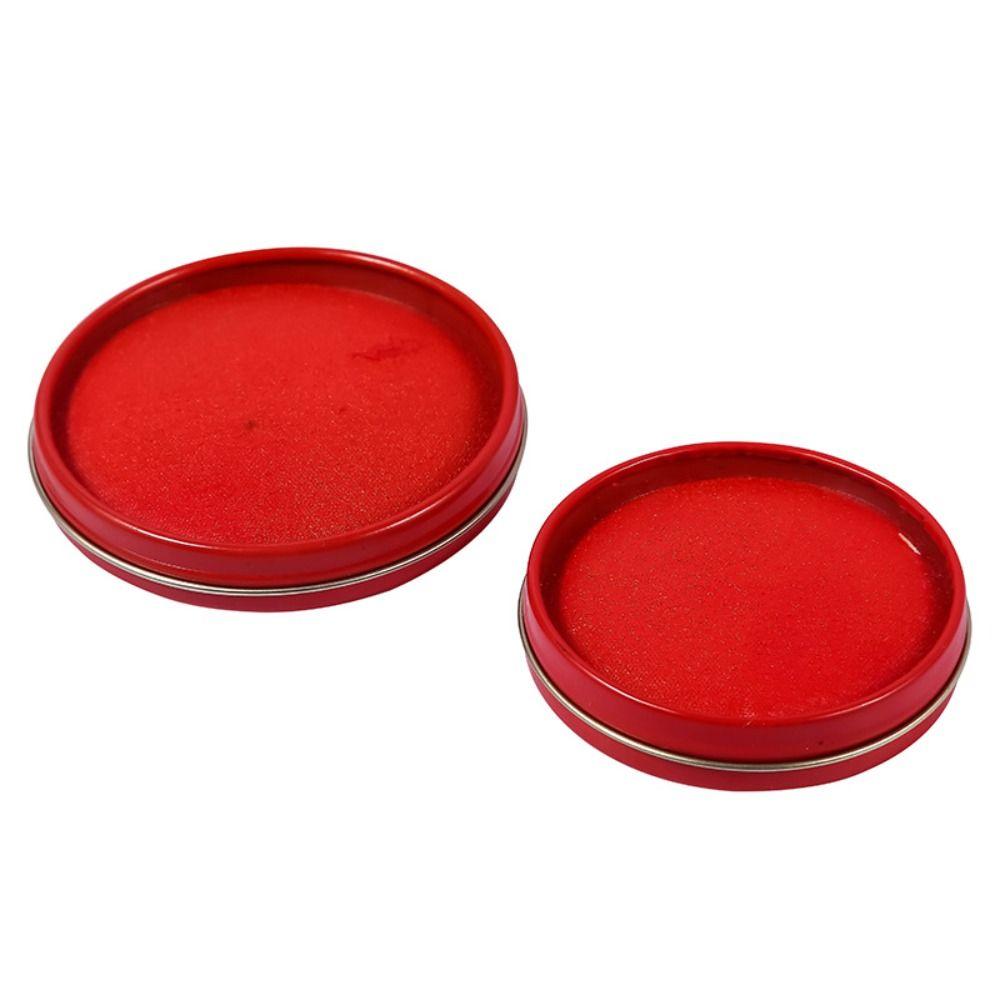 Průhledný razítkovací mini inkoustový polštářek na otisky prstů Rychleschnoucí podpisový inkoustový polštářek Kancelářská potřeba