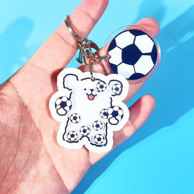 

Акриловый Креативный Мультяшный Шар-Погремушка Линия Щенок Брелок Подвески для Сумки Милый Брелок для Пар Подвески для Сумки Праздничные Подарки