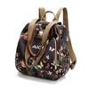 Butterfly Print Nylon Casual Travel Backpack With Waterproof Design For Outdoor Use