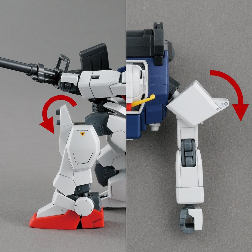 HGUC Mobile Suit Gundam 08th MS Platoon Ground Type Gundam scale plastic model 1/144 color-coded