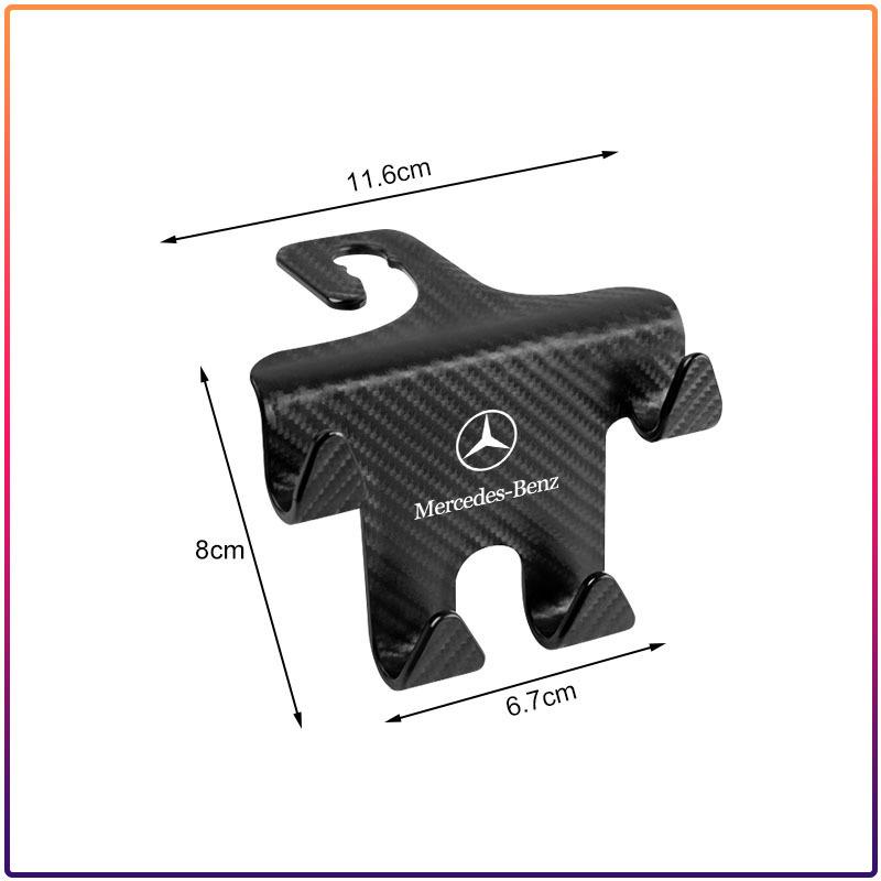 1/2 Stück Auto-Kopfstützenhaken Auto-Rücksitz-Organizer Aufkleber Für Mercedes Benz E260 E200 E300 W205 W212 W166 W176 W242