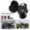 Motorcycle Dual USB MultiFunction Phone Charger with Voltmeter and Cigarette Lighter (Black)