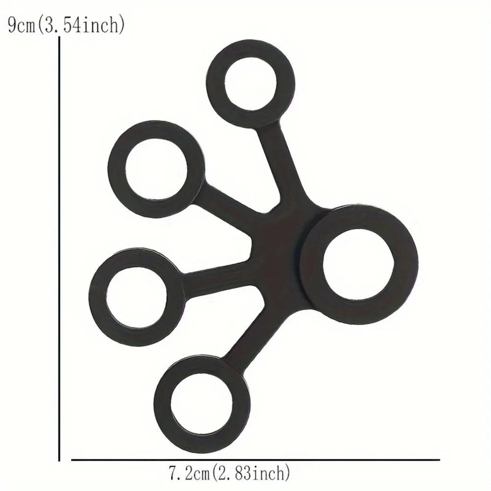Hand Gripper Silicone Finger Expander Exercise Hand Grip Wrist Strength Trainer Finger Exerciser Resistance Bands Fitness Massag
