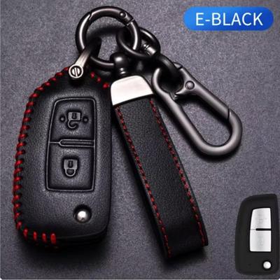 2 3 Tasten Leder Autoschlüsseletui Abdeckung für Nissan Qashqai J11 X-Trail X Trail T32 Juke Tiida Micra Murano Pulsar Altima Maxima Rogue