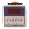 110V AC DH48S S 0.1s~99h Cycle Control Digital Display Time Relay with Base