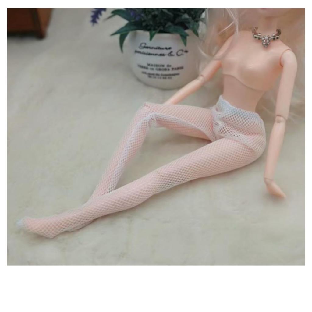 [OLYOLY] 16 (30cm) Doll Socks, Doll Clothes, Underwear, Long Socks, Knee-High Socks, Tights, Dress-Up Doll, Cute Miniature Doll Outfit, Figure, Kids,
