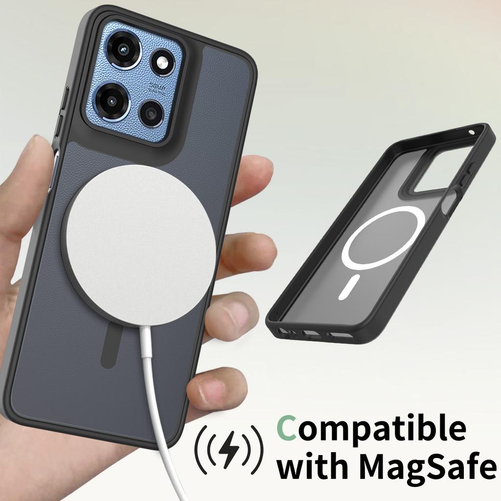 For iPhone 17 Pro Case Compatible with MagSafe Anti Scratch TPU + PC Phone Cover