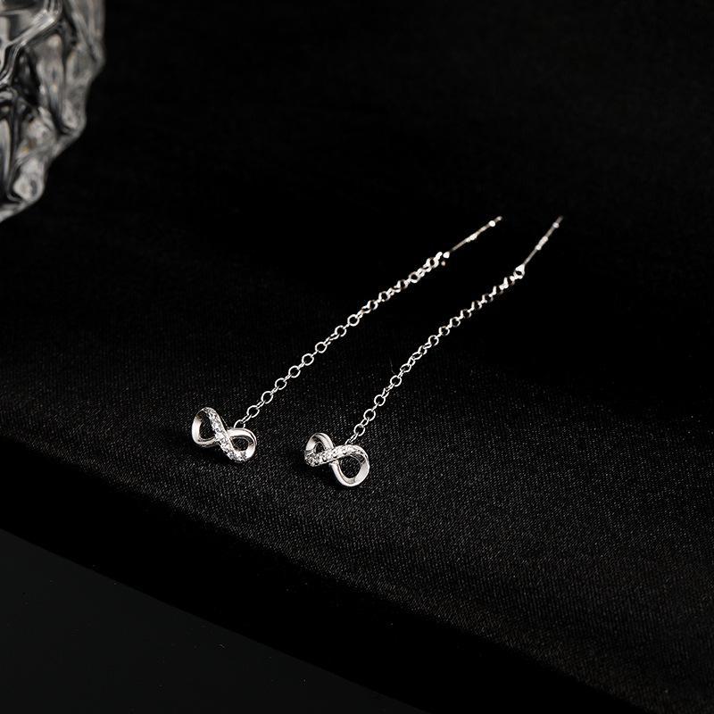 

Серьги-кисточки Banyan Tree S925 Silver Infinity — элегантная мода высокого класса осень/зима для женщин ES2372 серебряный