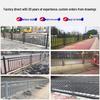 Antique Bronze Traffic Safety Guardrail for Sidewalk and Road Divider