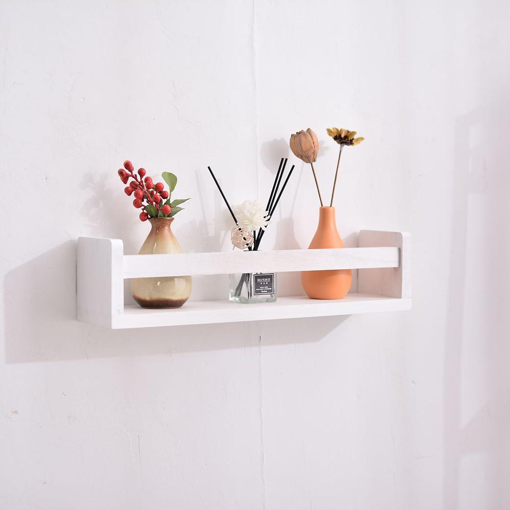 Bookshelves Wall Mounted Toys Storage Shelf Organizer Bookshelves Wooden Seasoning Holder Toy Storage Shelves For Kitchen