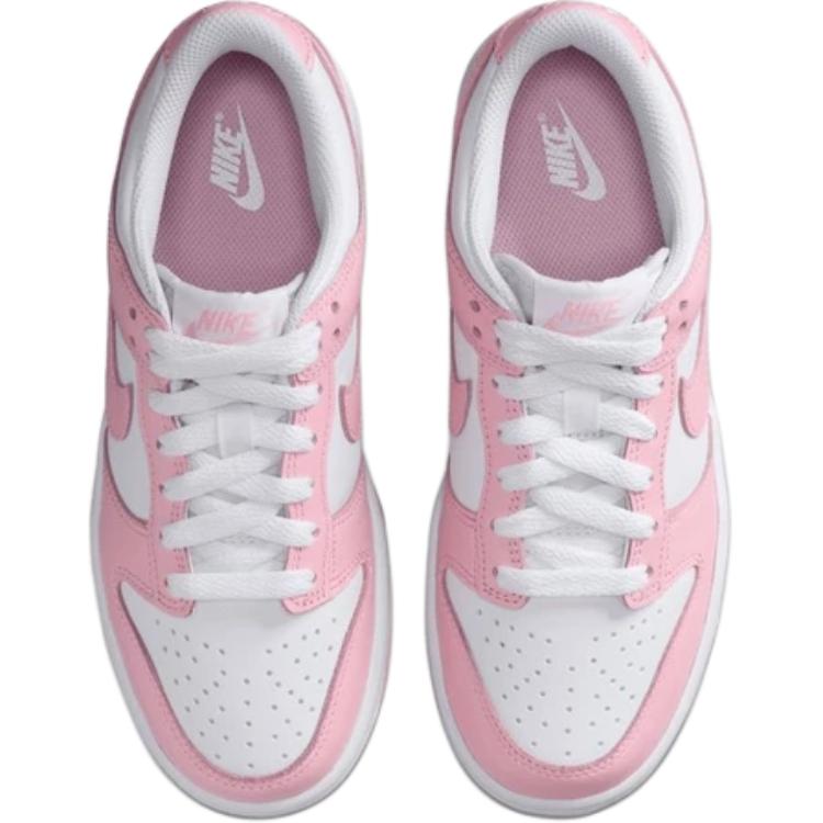 New Nike Dunk Abrasion Resistant Low Top Kids' Skateboarding Shoes Pink White Teenagers FB9109-125