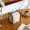 Tissue Storage Box,Round Square Roll Paper Case Table Decor Tissue Bag