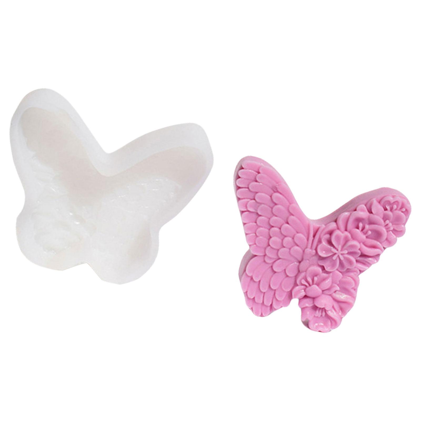 

Силиконовые формы для свечей в виде бабочек на Хэллоуин из эпоксидной смолы, формы для мыла, силиконовые формы для шоколадной помадки, инструмент для выпечки D