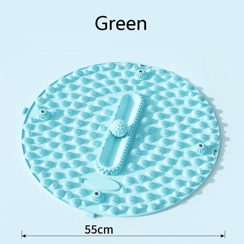 

Очень большой акупунктурный коврик для ног - Диаметр 56 см Подушка для глубокого тканевого массажа для рефлексотерапии, терапии для облегчения боли в ногах и теле зелёный