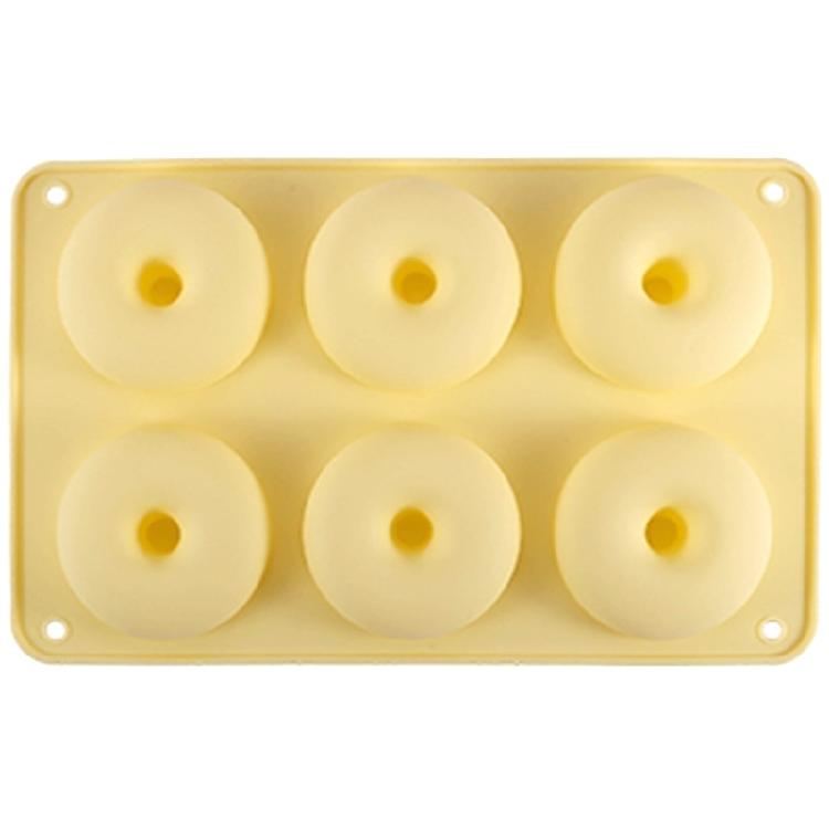 Nonstick Doughnuts Pans 6 Cavity Dessert Cake Silicone Molds Kitchen Baking Biscuits Molds Muffins Cupcakes Making Tray