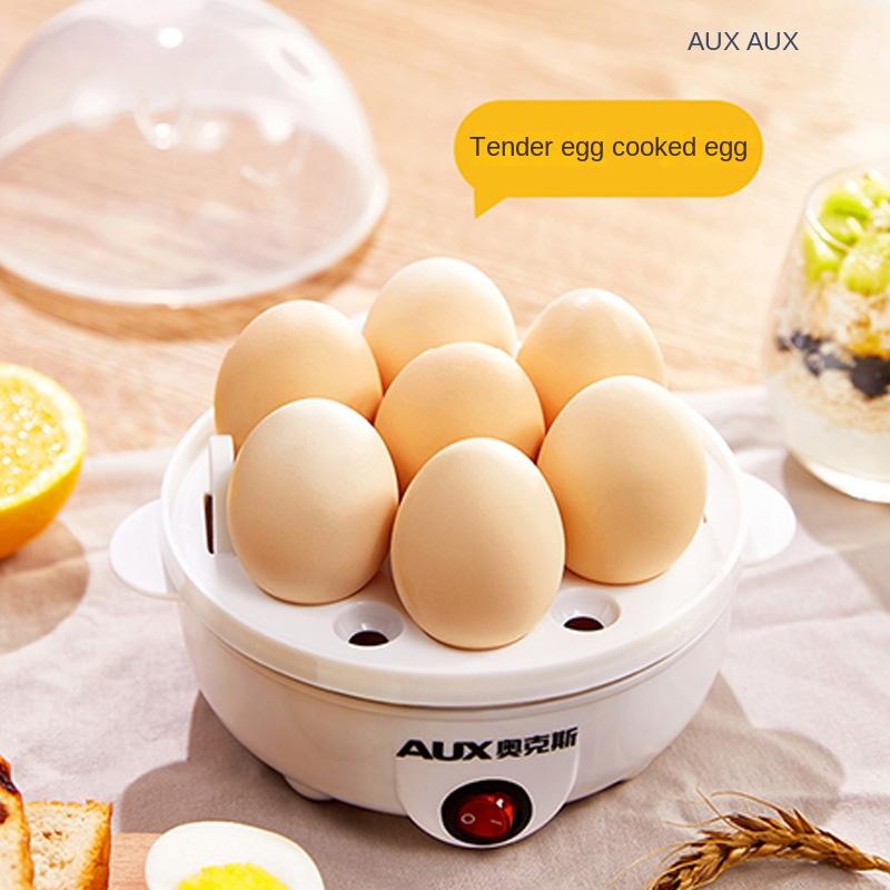 220V 1 Layer/2 Layers Automatic Shut-off Egg Steamer with Multi-function Mini Food Steaming Cooker Egg Boiler