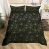 Spider Web Duvet Cover Set Halloween Spider Bedding Sets Boys Girls Black White Comforter Cover Trick Or Treat Quilt Cover Set