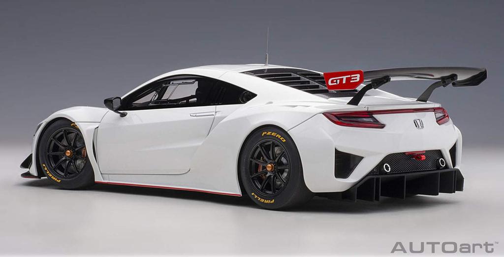 AUTOart Honda NSX GT3 2018 White Finished Product 81898 1/18