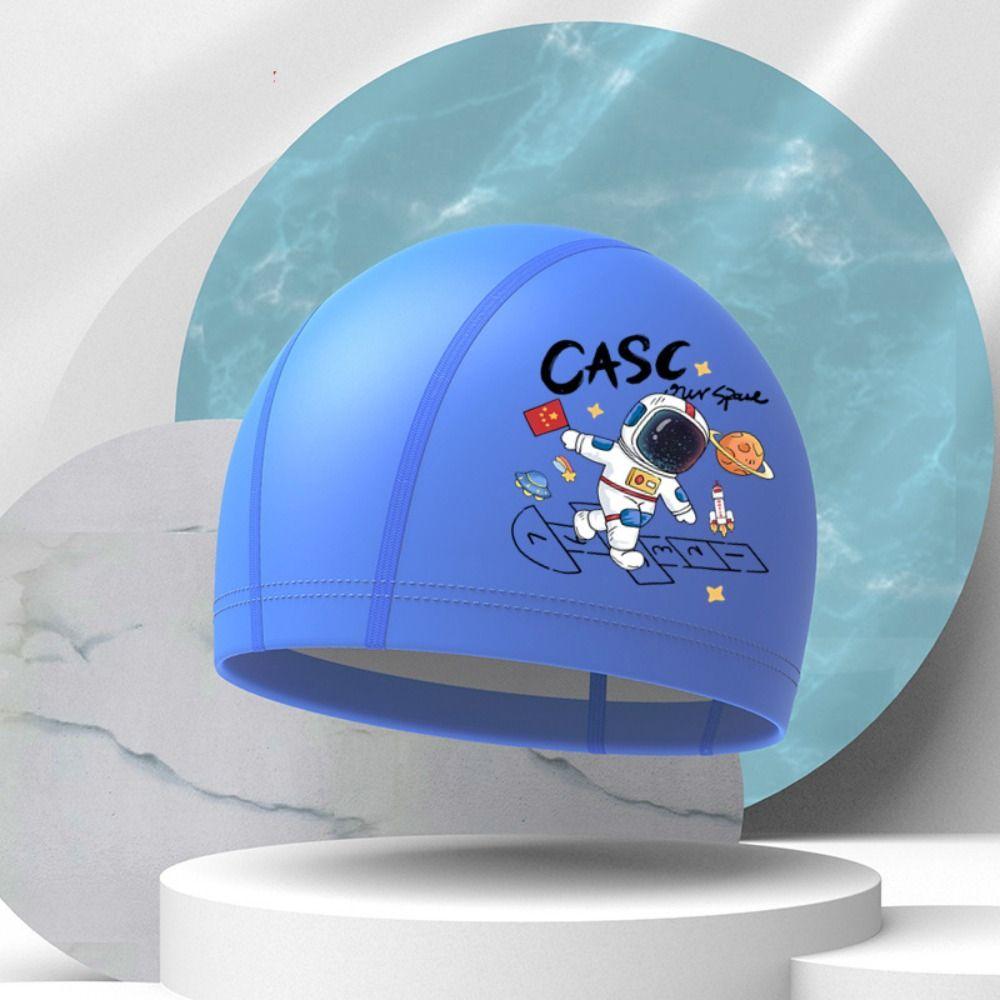 Children's Swim Cap Children Swimming Hat Astronaut Swim Hat Trainning Swim Cap Kids Swimming Cap