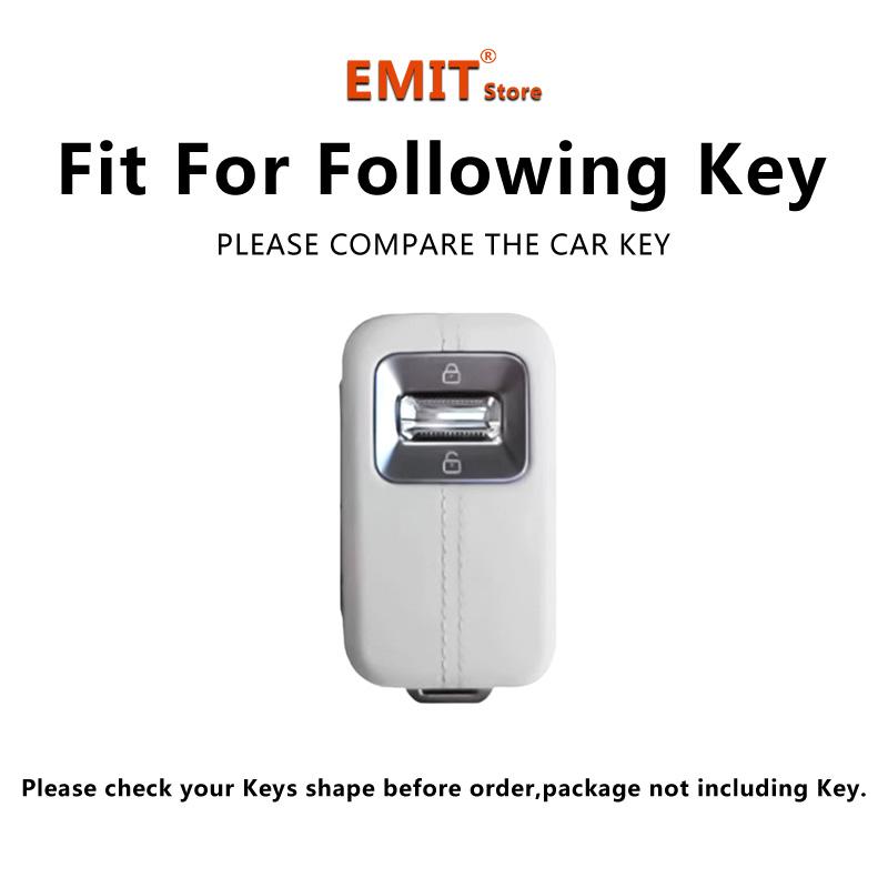Zinc Alloy Car Key Case Fob For Zeekr 001 01 Keychain Remote Protection Cover Bag Shell Housing Holder Accessories
