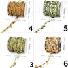 10m DIY Knit Hemp Rope Ribbon Cord 3D Leaf Woven Sold By The Roll for Hat Craft