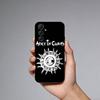 Band A-Alices In C-Chains Phone Case For Samsung Galaxy A73,A21s,A22,A31,A52,A53,A71,A41Soft Black Shell