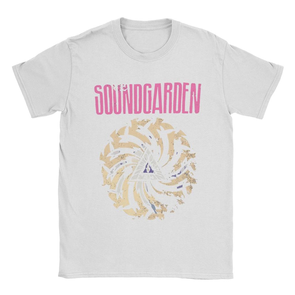 Soundgardens Band T Shirts for Men 100% Cotton Vintage T-Shirts Round Collar Tees Short Sleeve Clothes 6XL