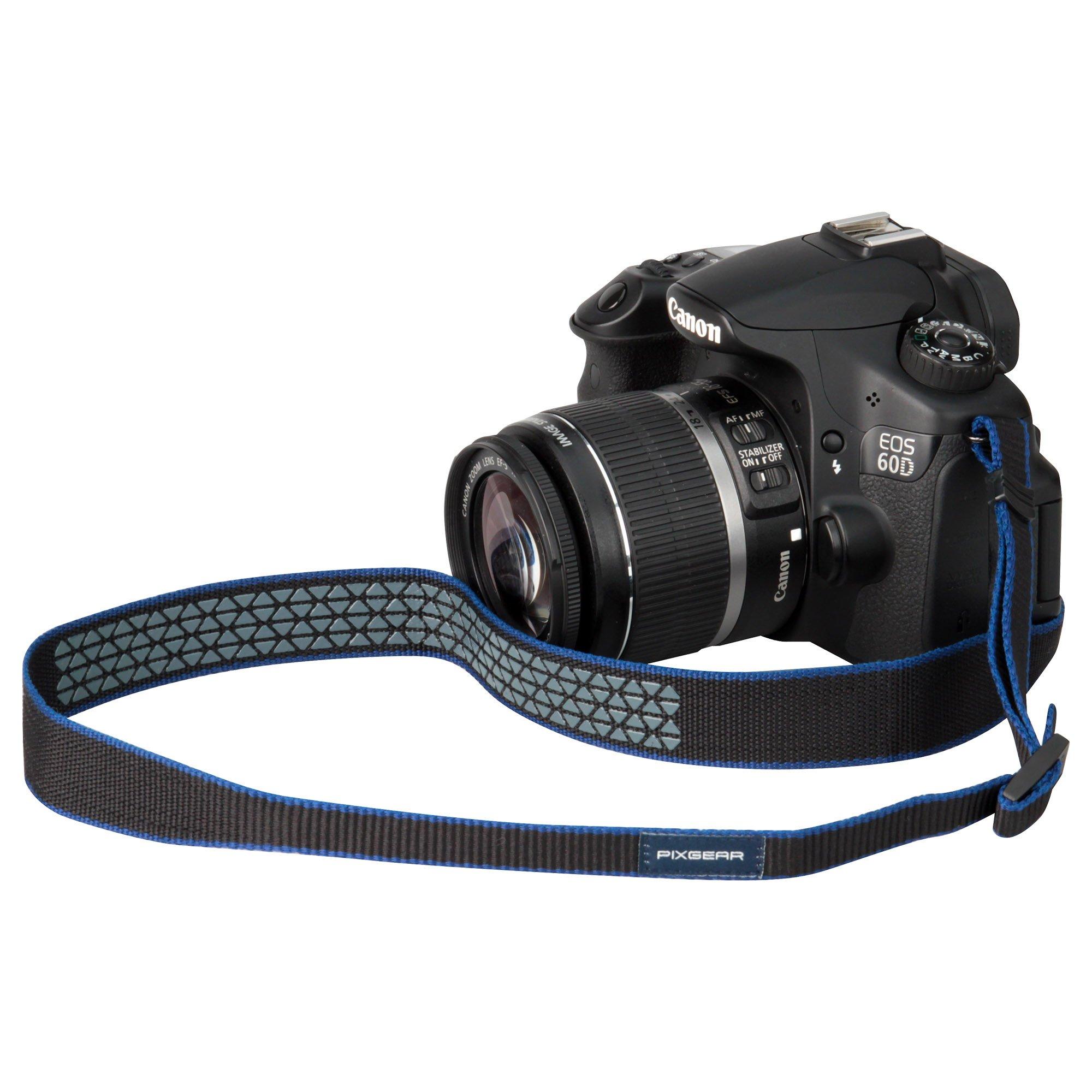 Hakuba Camera Strap Tapered Wide Strap KST-60TP25NV Navy Flexible Easy to Wrap for DSLR Mirrorless Cameras