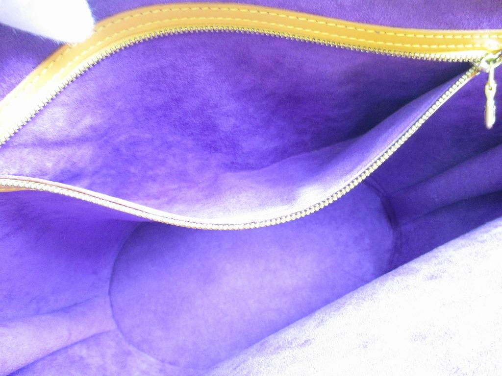 Authentische LOUIS VUITTON Epi Leder Gelbe Tragetasche Shopper Tasche Saint Jacques Groß #a412 Überholt