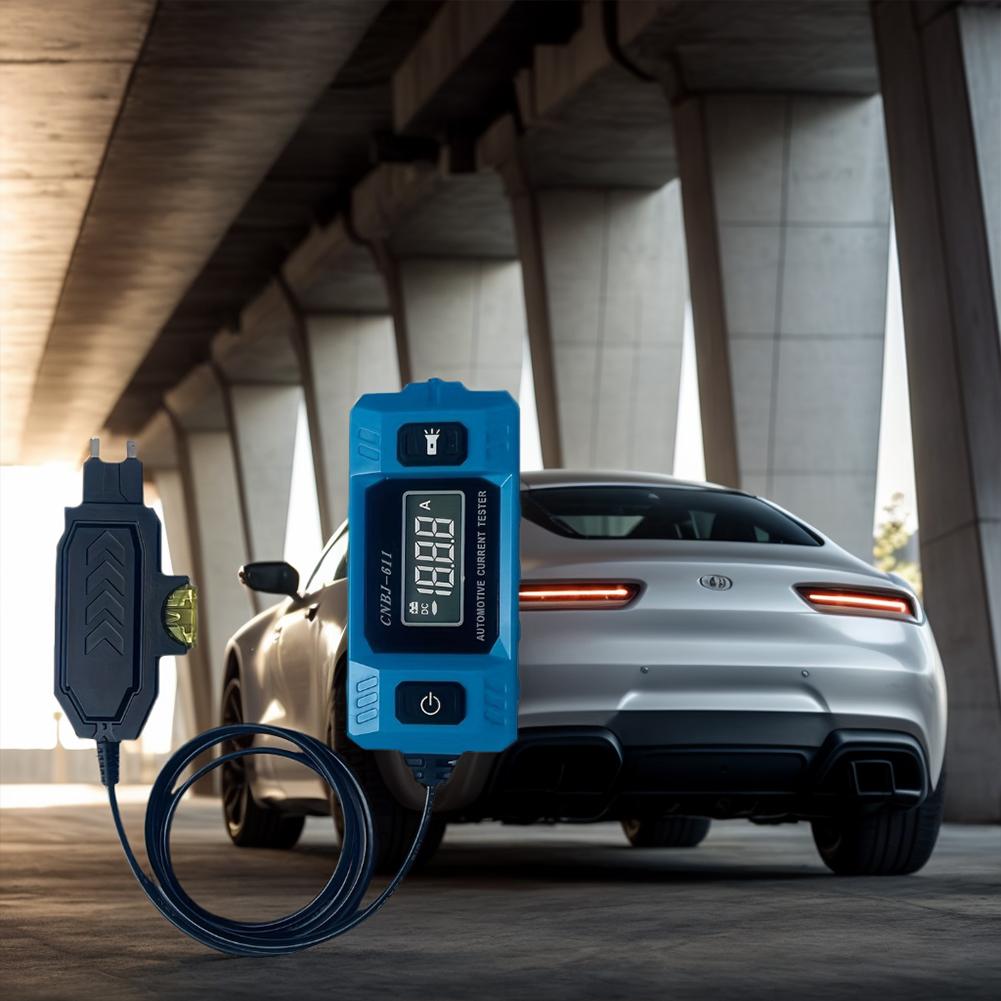 Car Fault Tester LCD Display Automotive Current Testing Tool Max 48V Blade Circuit Measurement Fault Test Tool