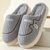Confinement cotton slippers women's winter 2023 new bag heel indoor home warmth plush cotton shoes women's winter