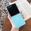 Custodia Originale in Silicone Liquido Morbido Per Samsung Galaxy Z Flip 7 6 5 Colori Caramella Opaca Antiurto Copertura Ultra Sottile Flip7